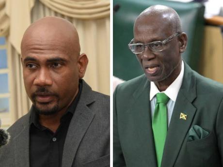 Dr Alfred Dawes and Desmond McKenzie 
