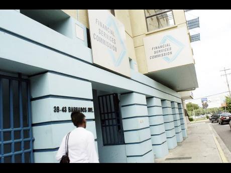 The Financial Services Commission building in New Kingston.
