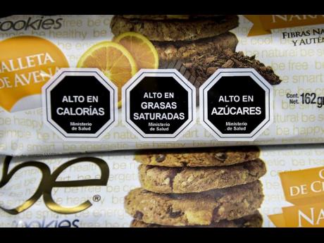 Sample of Chilean front-of-package label.