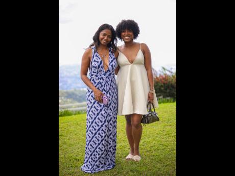 Tina Hamilton (left), senior manager of True Pet Food, pairs up with Nicole Hall, senior manager, commercial marketing at CB Group Ltd, for a quick photo.
