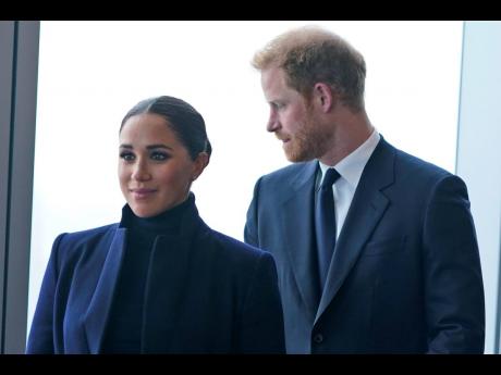Meghan Markle, and her husband Prince Harry, at One World Trade in New York, in 2021. 