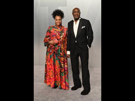 Credit: AP Born to Jamaican parents, Academy Award-nominated actor Delroy Lindo poses on the carpet with his ladylove, Nashormeh N. R. Lindo.