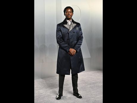 Credit: AP Styling himself for the big night, ‘F1’ actor Damson Idris went on-brand with a custom Prada suit.