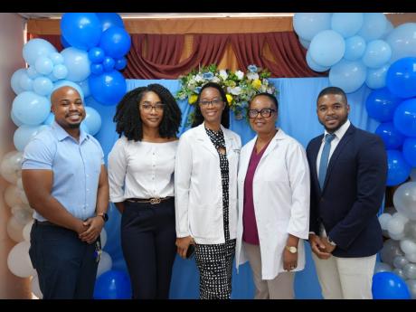 Credit: Contributed From left: Dr Jevonne McIntosh, medical officer in the Anesthesiology Department; Dr Amoy Ellis, medical officer in the A&E Department, Dr Natoya Hall-Okori, acting consultant in the A& E Department; Dr Andrea Johnson, A & E consultant and Dr O’Rane Thom