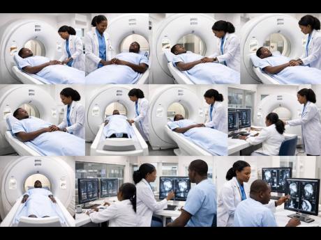 Credit: AI-Generated Image A single CT Scan produces hundreds of cross-sectional images. This is the idea behind opportunistic screening: using imaging ordered for one purpose to identify other health risks at the same time.