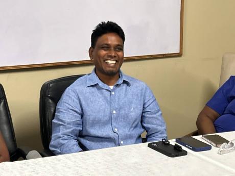 Credit: Photo by Mickalia Kington Dr Suman Vemu, senior medical officer at Savanna-la-Mar Public General Hospital, speaks on the importance of donations to support the facility’s busy maternity unit during Friday’s presentation.