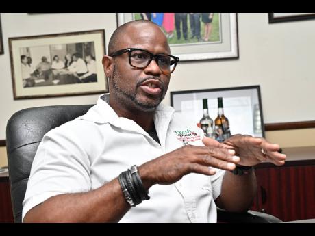 Sherman Campbell, president/chairman of the Potato and Onion Producers Association of Jamaica (POPA), speaking with The Sunday Gleaner last Wednesday. 