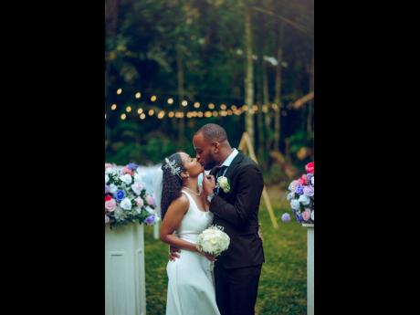 Darien and Kady-Ann seal the deal of their new chapter with a sweet kiss.