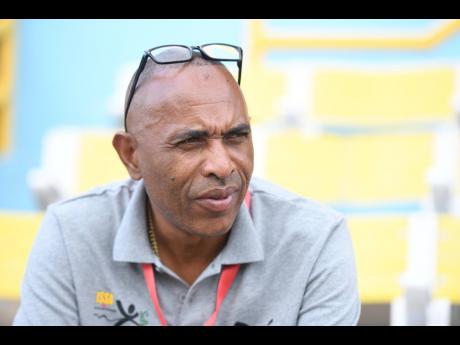 Credit: Ian Allen Inter-Secondary Schools Sports Association (ISSA) president Keith Wellington speaking with The Gleaner at ISSA/GraceKennedy Boys and Girls’ Athletics Championships at the National Stadium on March 24, 2026.