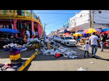 A section of Orange Street in downtown Kingston in December 2025. 