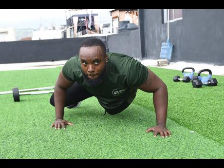 Above: For Francis, it’s important to pour from a full cup. Even while running his own business, he makes time for his own training each day.