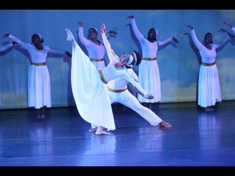 The University Dance Society performs ‘Celestial’, choreographed by Kareen McLean and dedicated to Stephanie Williams. 