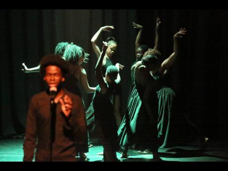 Dancers perform ‘Feeling Good’ (2025), with vocalist Rayel Jones.