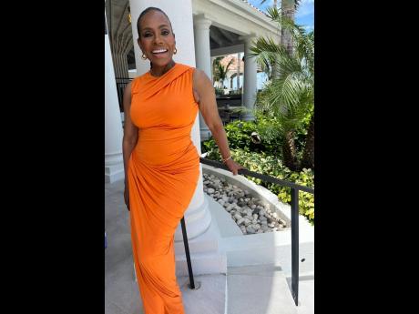 Sheryl Lee Ralph reps Brand Jamaica as one of the special guests on 'Today' at Sandals Dunn River on Thursday.
