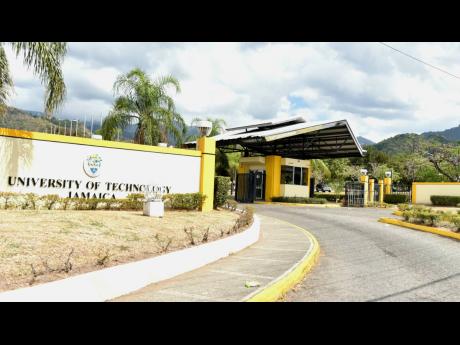 Credit: The entrance at the University of Technology, Jamaica (UTech) in Papine, St Andrew. - File photo.