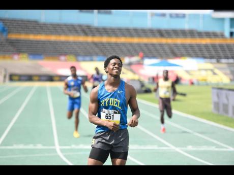 Hydel’s Junior Gallimore at Champs 2026.