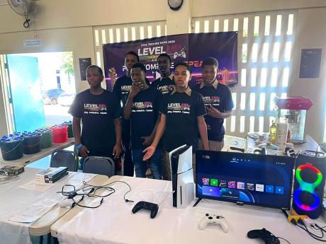 Credit: Contributed This group showcases their gaming business, at the STGC Teen Biz Expo 2026.