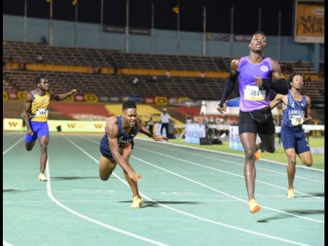 Paul Henry (second right) from Foga Road high school