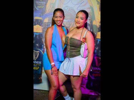 Credit: Contributed A night out is always better with a friend, just ask sales agents Alexcia Chen (left) and Jhenelle Clarke.