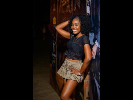 Credit: Contributed Britney Gayle gives extra lessons in posing as she marks the moment with a photo opportunity.