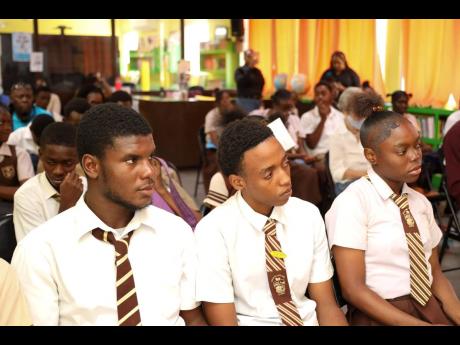 These youngsters are among 40 Haile Selassie High School students now benefiting from the Scotiabank Teach to Transform Project.