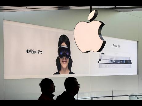 Credit: Andy Wong AP
People visit an Apple Store, inside a shopping mall, in Beijing, China, Thursday, April 10, 2025.