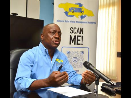 National Solid Waste Management Authority (NSWMA) Executive Director, Audley Gordon.