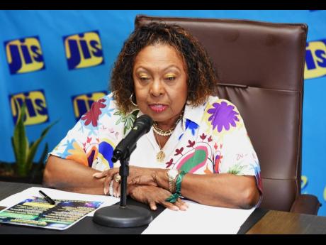 Minister of Culture, Gender, Entertainment and Sport, Olivia Grange.