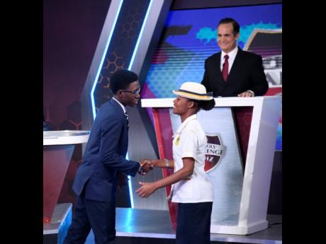 Credit: Antoine Lodge/Photographer The captains shake hands.