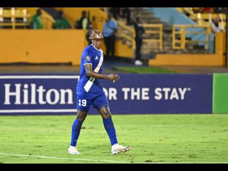 Mount Pleasant ace striker Warner Brown.