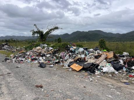 Pullet Lane in Morass, Hertford, Westmoreland, has seen the return of an illegal dumpsite, a situation worsened in the aftermath of Hurricane Melissa.