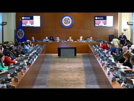 Regular meeting of the Permanent Council of the OAS in Washington, DC.