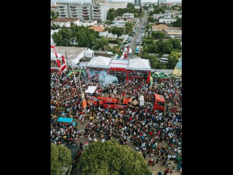 Scenes from the full day carnival experience at the Campari Boulevard Street Festival on Sunday.
