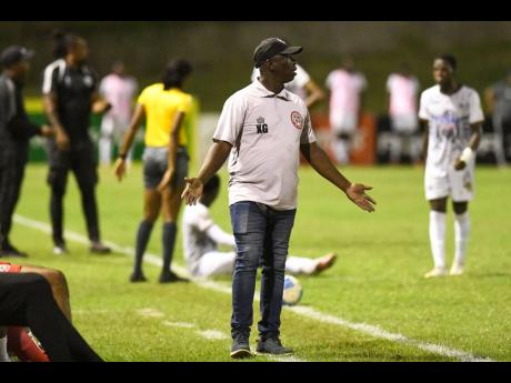 
Montego Bay United coach, Xavier Gilbert.
