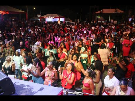 A large crowd turned out to celebrate with Digicel on Saturday.