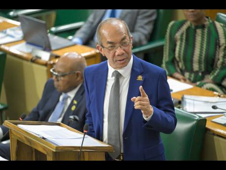 Dr Horace Chang, opens the 2026/27 Sectoral Debate in the House of Representatives on April 21.