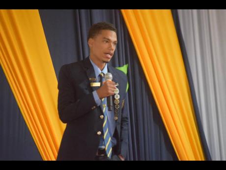 Credit: Contributed Brian Anderson, the president of the National Secondary Students’ Council.