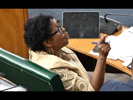 Angela Brown Burke, opposition member of parliament. 